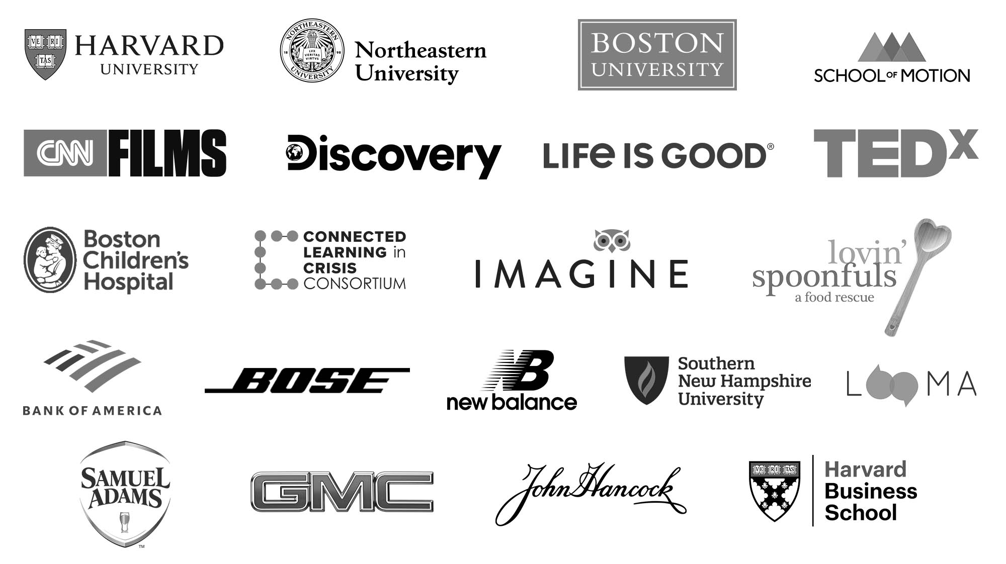 Logos of past clients
